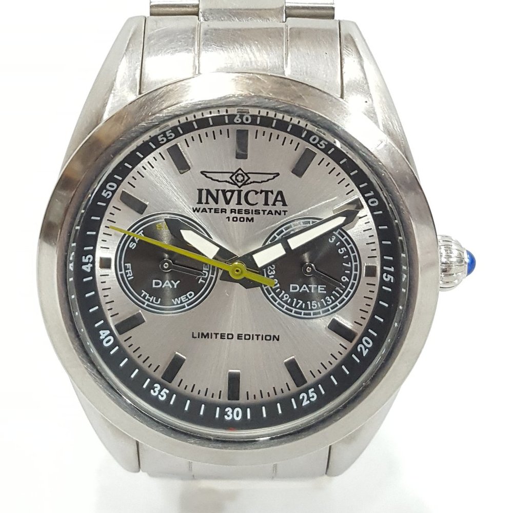 Invicta Speedway Multi-Function Silver Dial Stain… - image 1